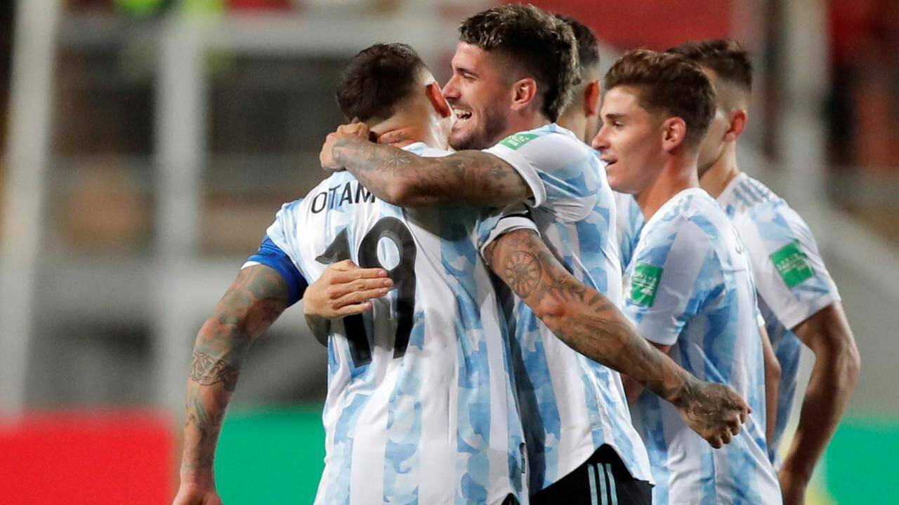 Các cầu thủ của Argentina