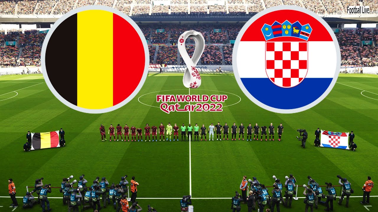 Trận đấu giữa Bỉ và Croatia diễn ra vào ngày 1/12