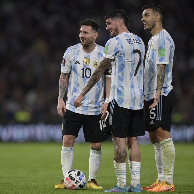 Các cầu thủ Argentina tham dự WC 2022