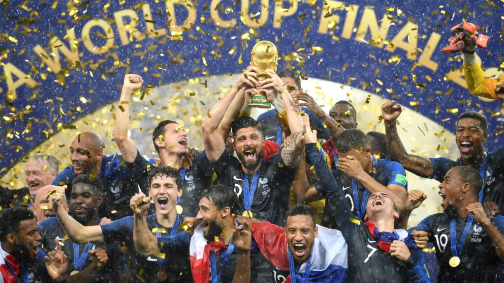 Pháp với sự dẫn dắt của HLV Deschamps vô địch World Cup 2018