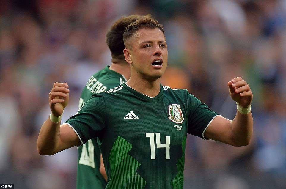 4 bàn thắng được ghi bởi các cầu thủ Mexico