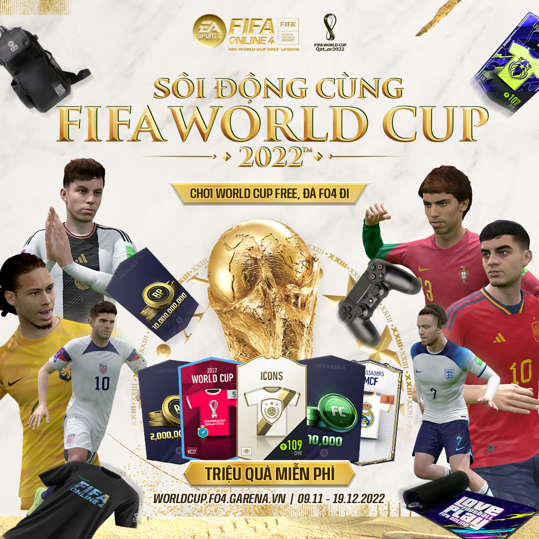 FIFA Online 4 chào mừng World Cup 2022