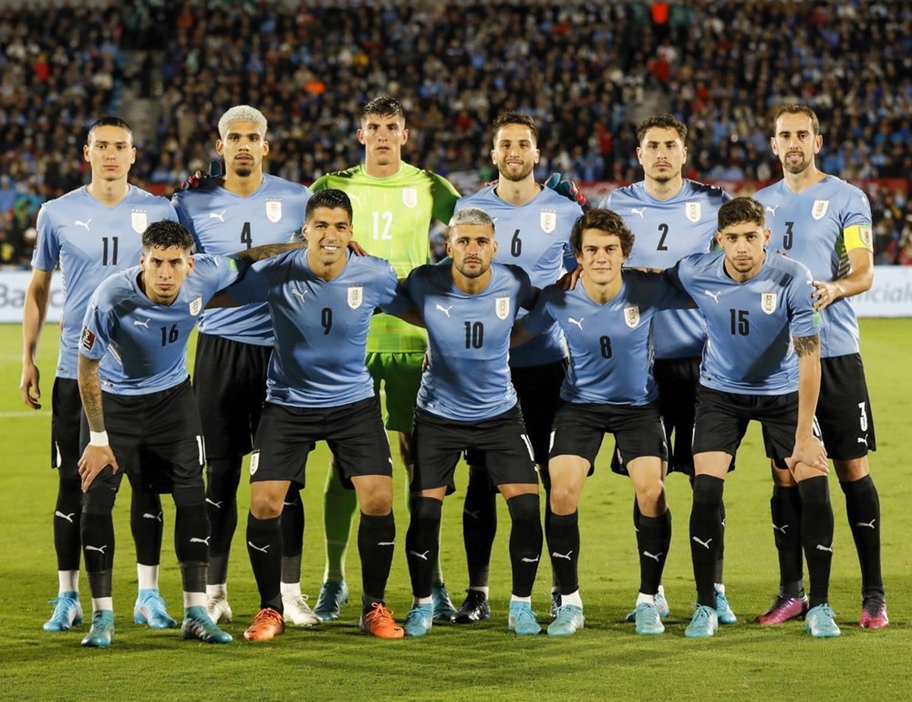 Những cầu thủ của Uruguay