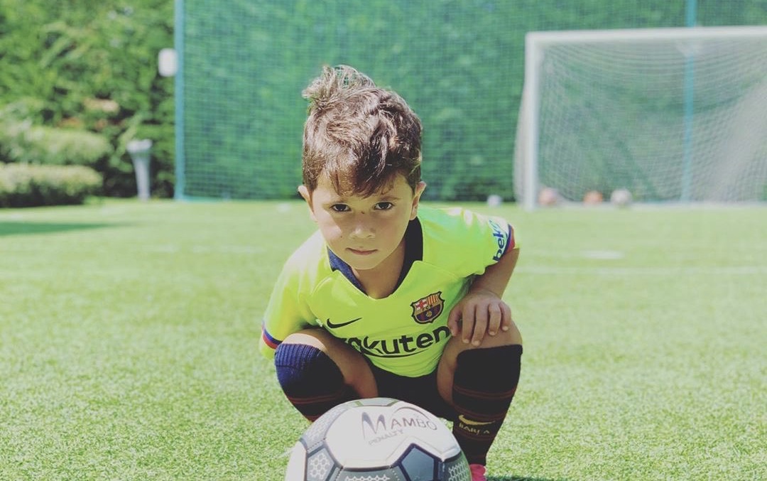 Con trai của Messi bật khóc sau trận thua của bố 