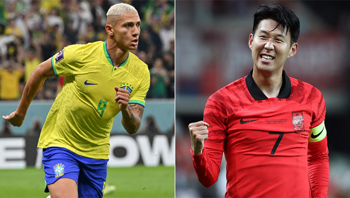 World Cup 2022 giữa Brazil vs Hàn Quốc