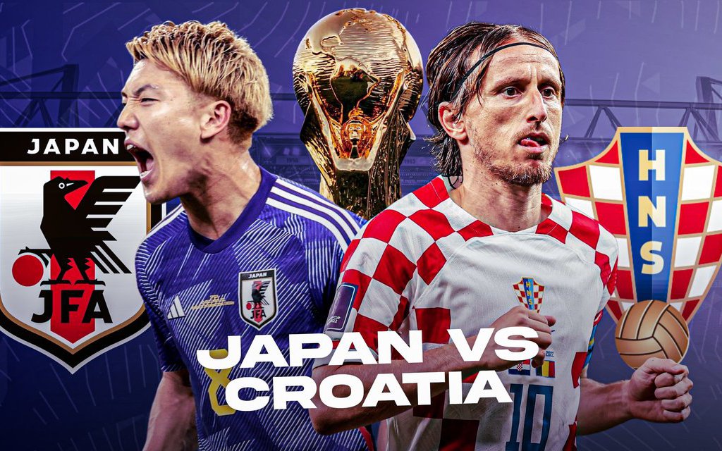 Kết quả trận đấu vòng 1/ 8 tại World Cup 2022: Nhật Bản - Croatia