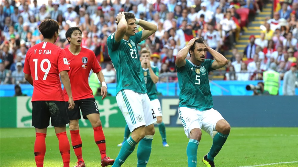 Đức phải dừng chân tại vòng World Cup 2018 do lối chơi bạc nhược