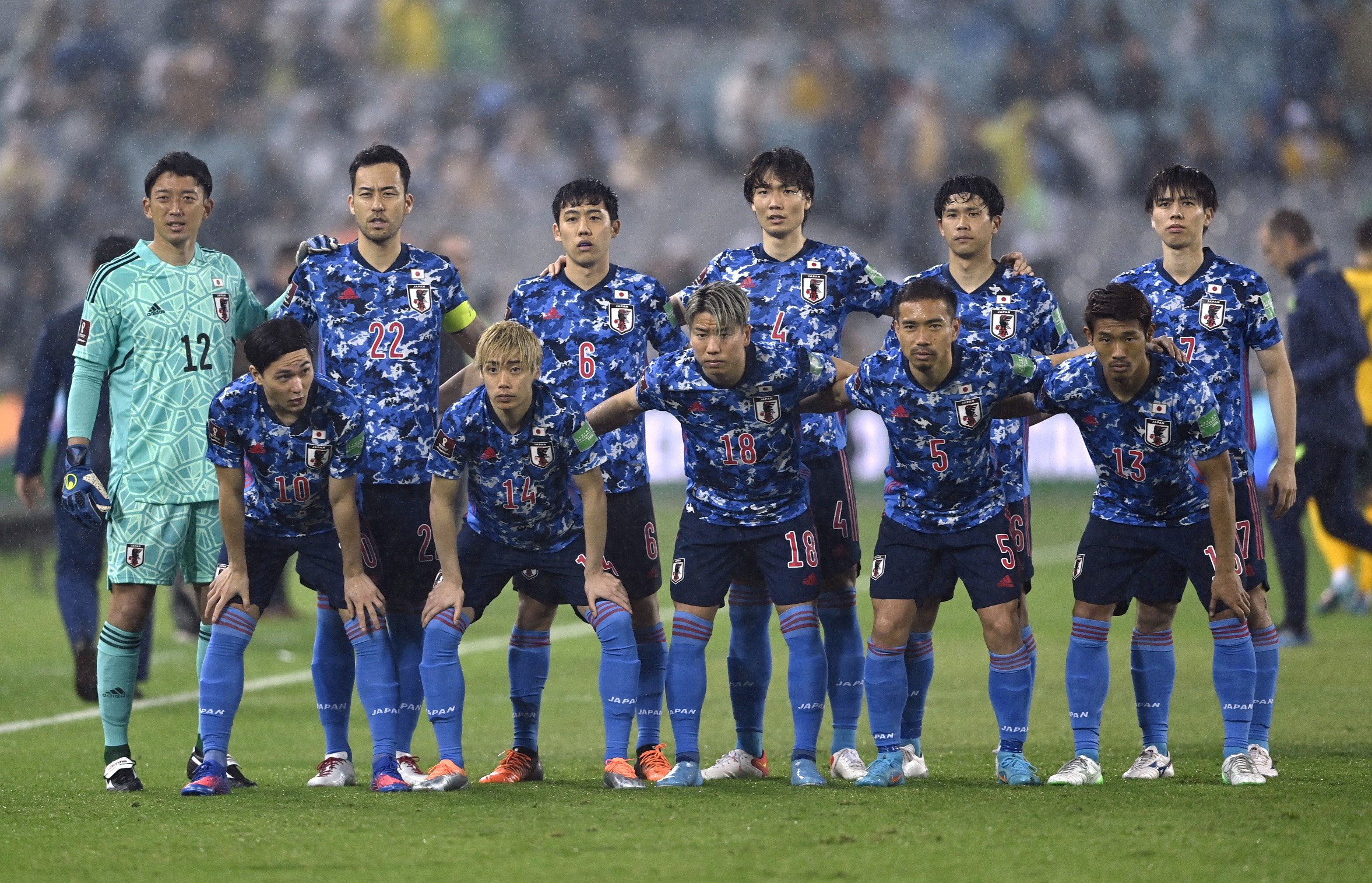 Các cầu thủ Nhật Bản tham dự giải bóng đá lớn nhất hành tinh World Cup 2022