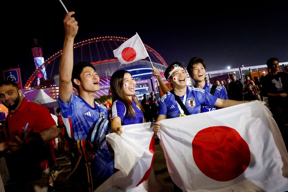 CĐV Nhật Bản mang niềm tin chiến thắng Croatia cực mãnh liệt