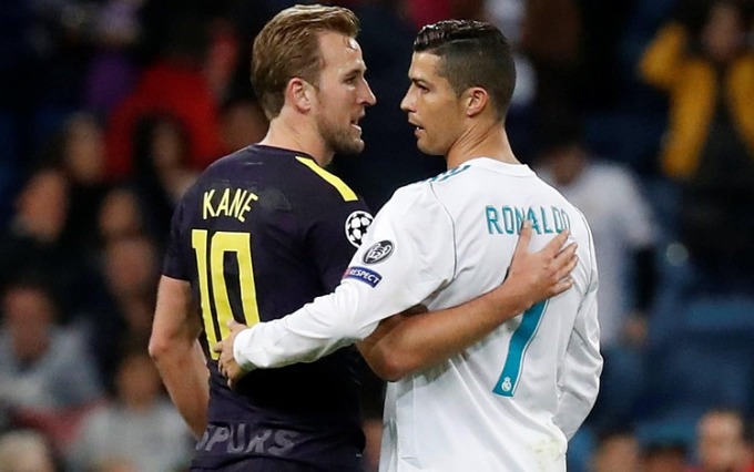 Ronaldo và Harry Kane kiến tạo bóng cho đồng đội ghi bàn