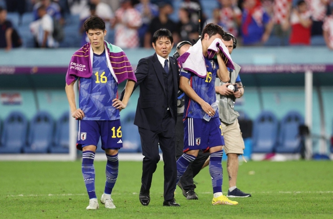 HLV Hajime Moriyasu tự hào về các cầu thủ Nhật Bản