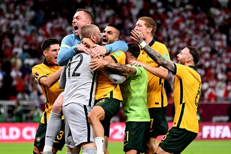 ĐT Úc tạo ra kỳ tích lịch sử trong World Cup 2022