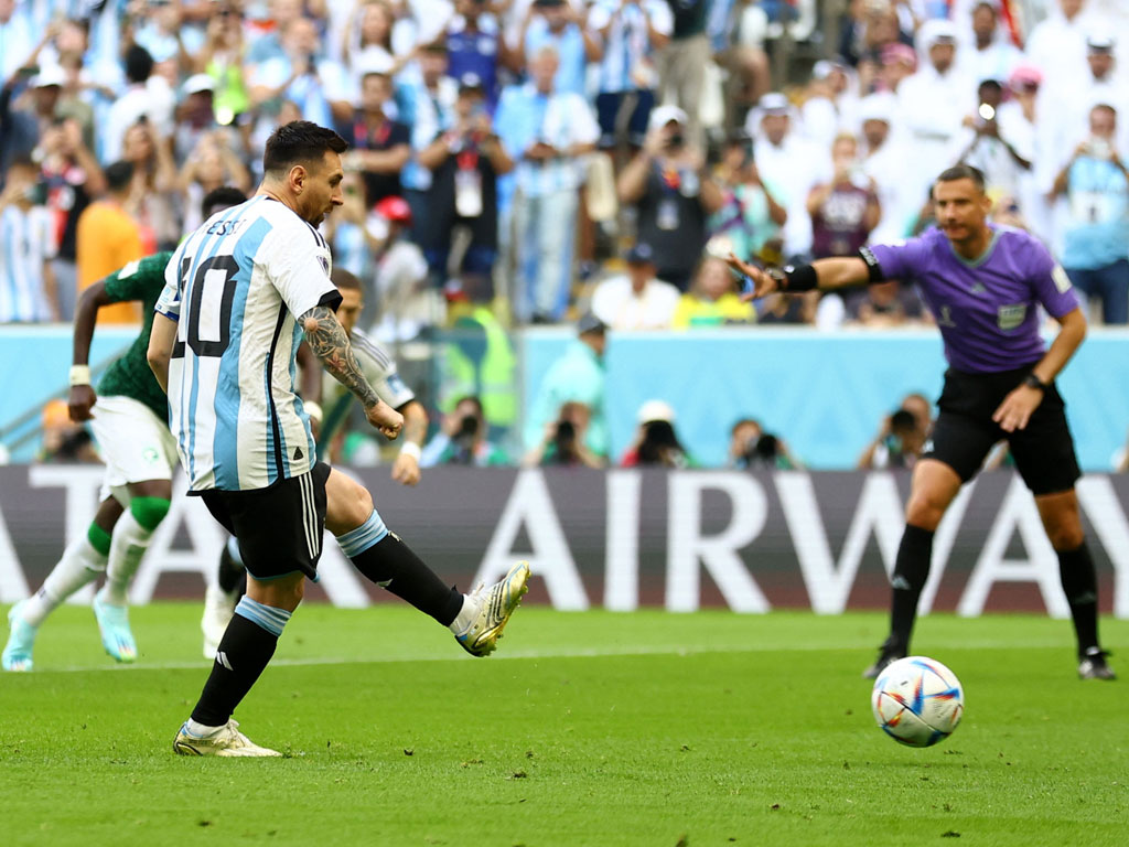 Argentina đã ăn mừng sau chiến thắng tại trận đấu thứ hai World Cup 2022