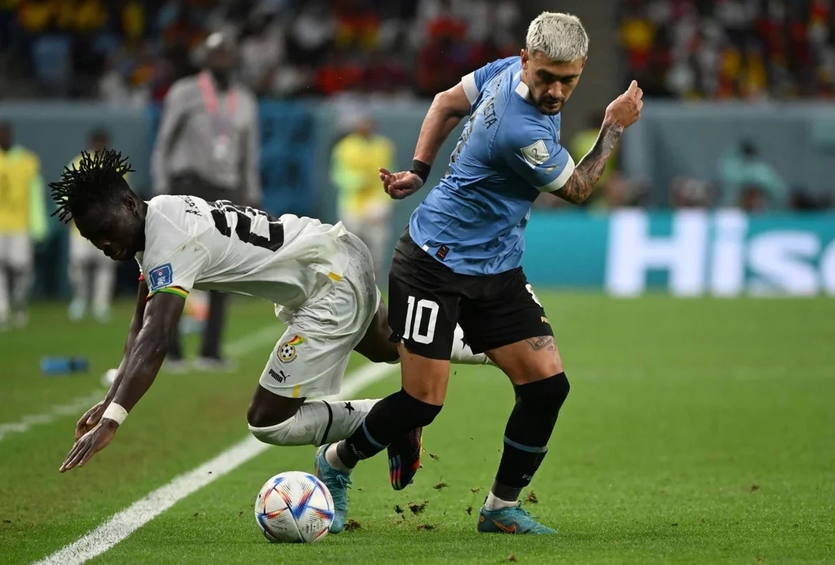 Trận đối đầu căng thẳng giữa Uruguay và Ghana World Cup 2022