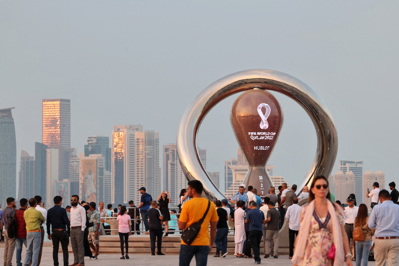 Lượng du khách đổ về Qatar xem World Cup 2022 rất lớn