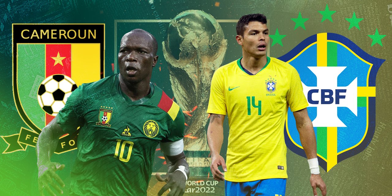 Cameroon vs Brazil tại WC 2022
