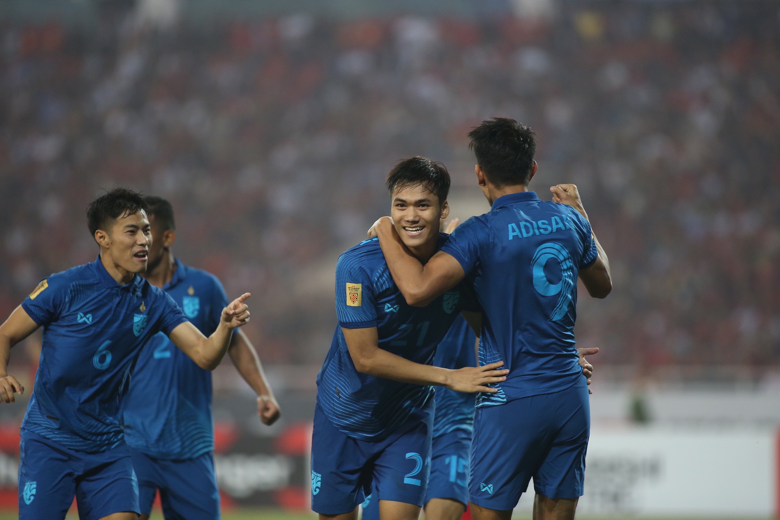 Các cầu thủ Thái Lan bảo vệ thành công chức vô địch AFF Cup 2022