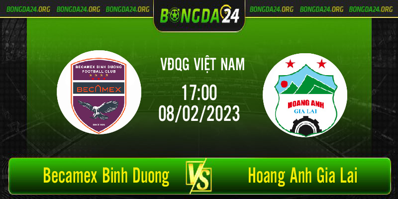 Nhận định bóng đá Becamex Binh Duong vs Hoang Anh Gia Lai lúc 17h00 ngày 08/2