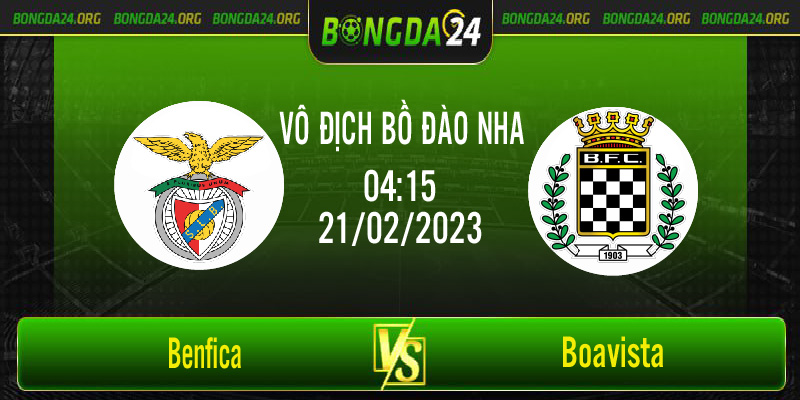Nhận định bóng đá Benfica vs Boavista, lúc 04h15 ngày 21/2/2023