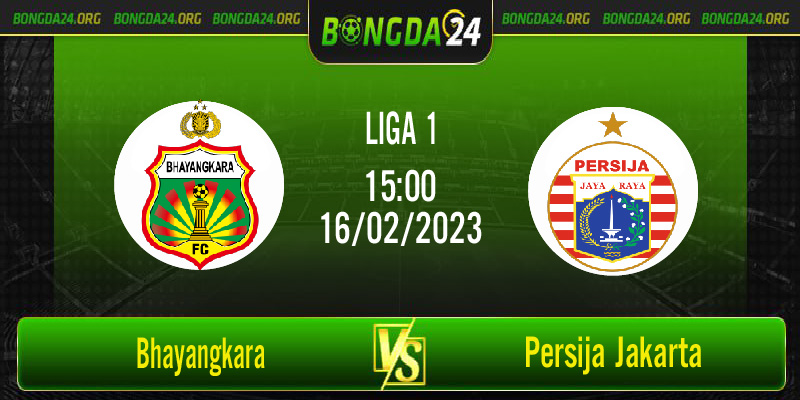 Nhận định kết quả Bhayangkara vs Persija Jakarta vào lúc 15h00 ngày 16/2/2023