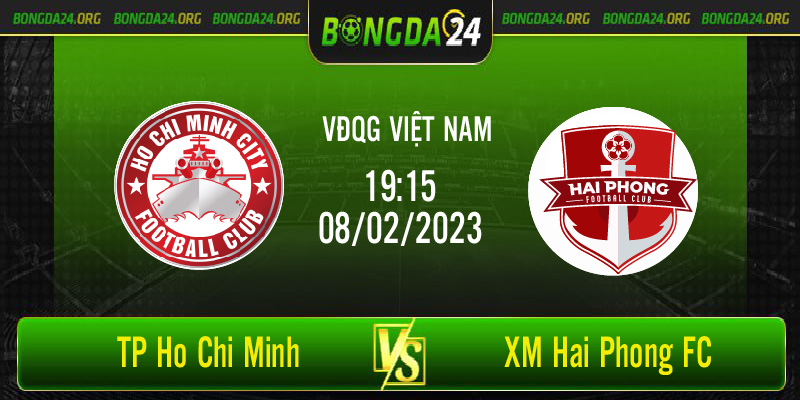 Nhận định TP Hồ Chí Minh vs XM Hải Phòng FC lúc 19h15 ngày 08/02/2023