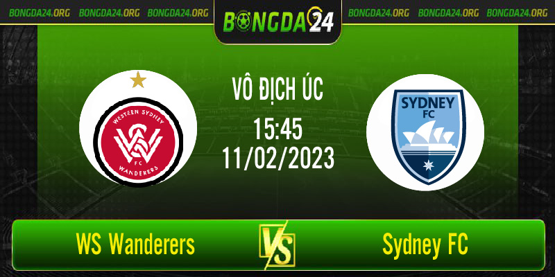 Nhận định bóng đá WS Wanderers vs Sydney FC lúc 15h45 ngày 11/02/2023