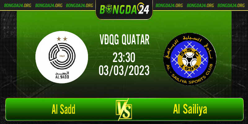 Nhận định bóng đá Al Sadd vs Al Sailiya vào lúc 23h15 ngày 3/3/2023