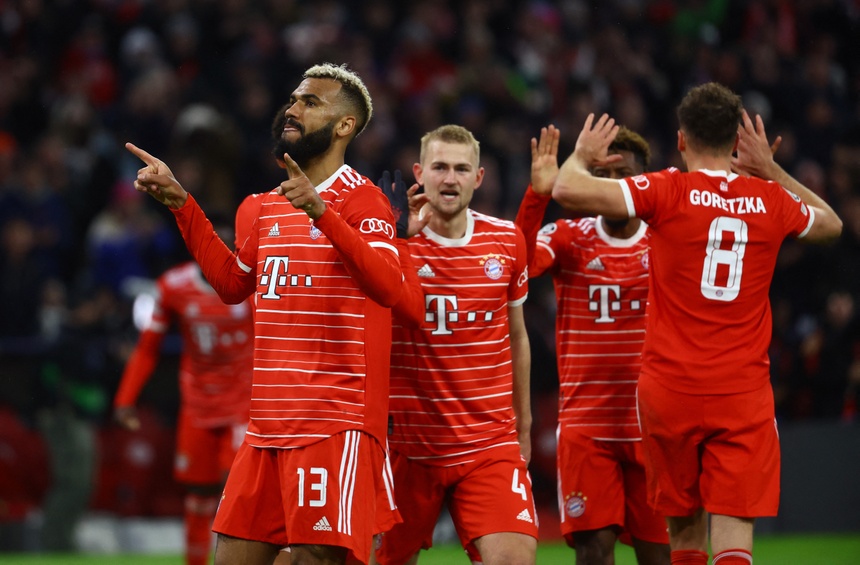 CLB Bayern Munich là đội đi tiếp tại cúp C1