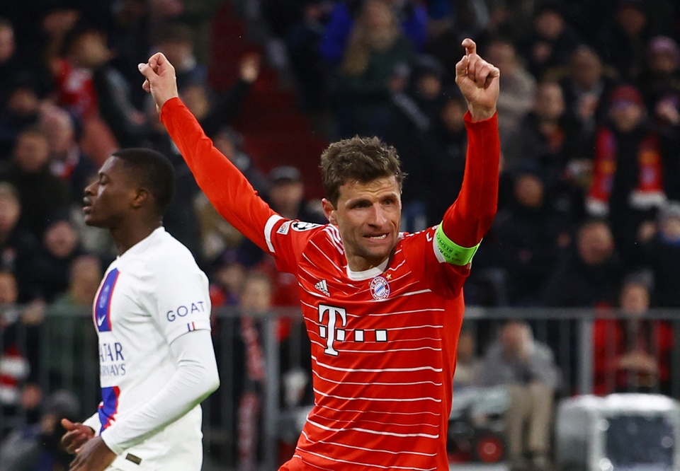 Thomas Muller chia sẻ về Messi sau chiến thắng của CLB Bayern Munich trước PSG
