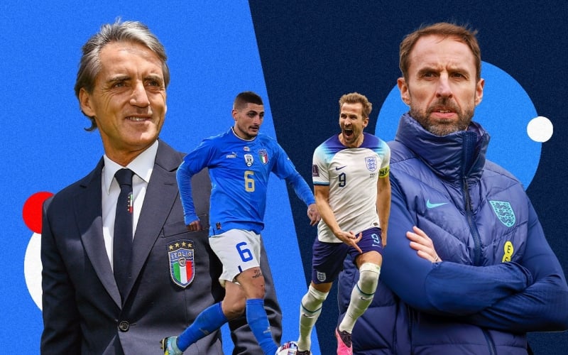 Đội tuyển Anh quyết đòi lại món nợ trước Italia