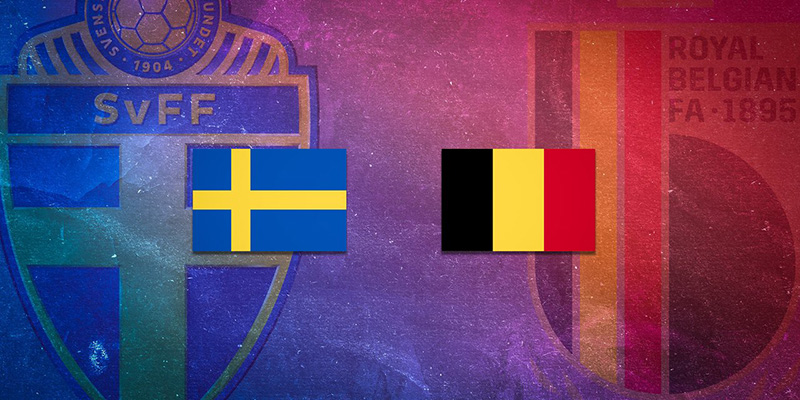 Trận đấu Thụy Điển vs Bỉ