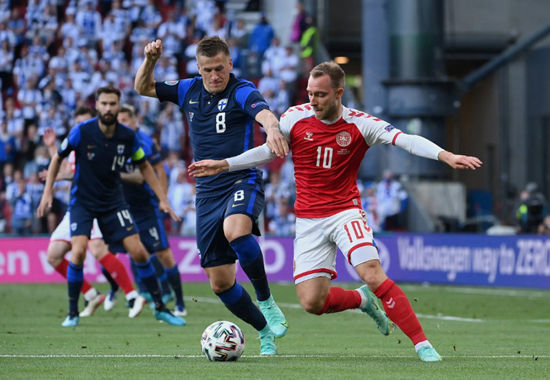 Lịch thi đấu vòng loại Euro: Đan Mạch vs Phần Lan