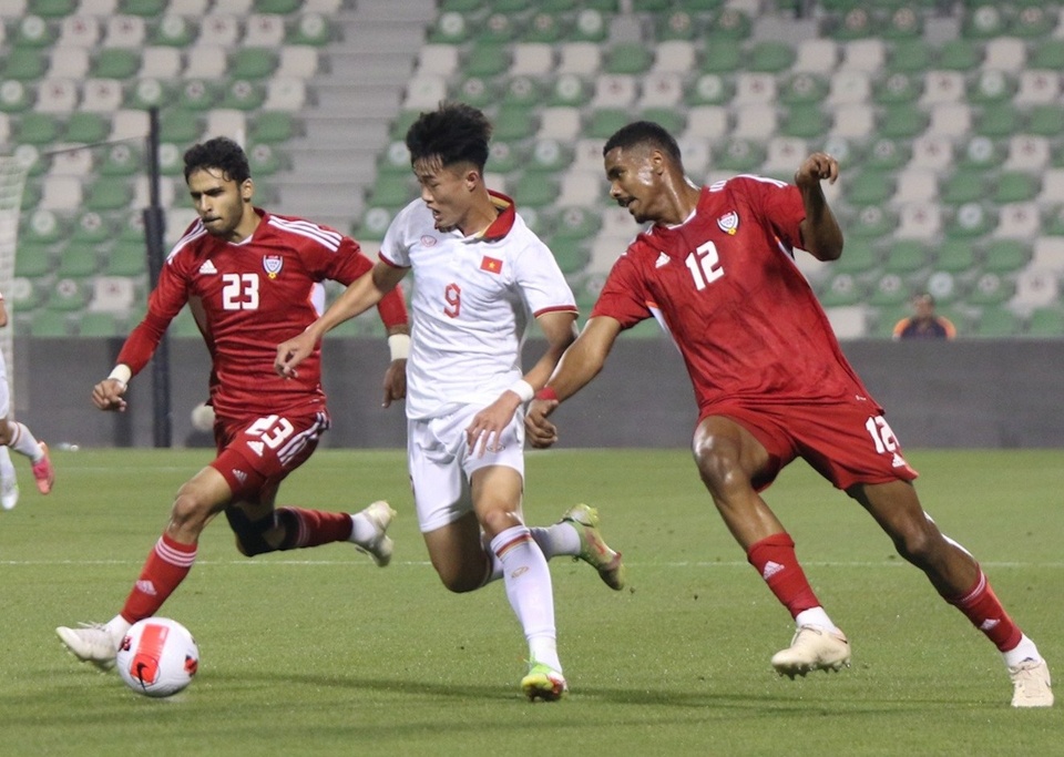 U23 UAE vùi dập đội tuyển U23 Việt Nam 4 bàn không gỡ