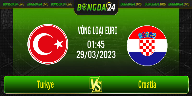 Nhận định bóng đá Turkey vs Croatia vào lúc 01h45 ngày 29/3/2023