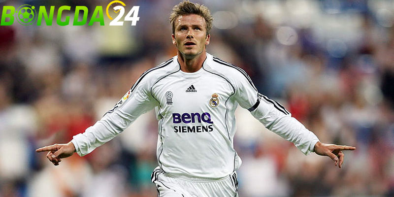 Beckham sở hữu số 23 ở Real